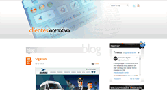Desktop Screenshot of clientesinterativa.com.br